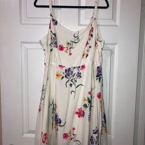 White Summer Floral dress